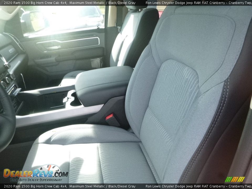 2020 Ram 1500 Big Horn Crew Cab 4x4 Maximum Steel Metallic / Black/Diesel Gray Photo #12