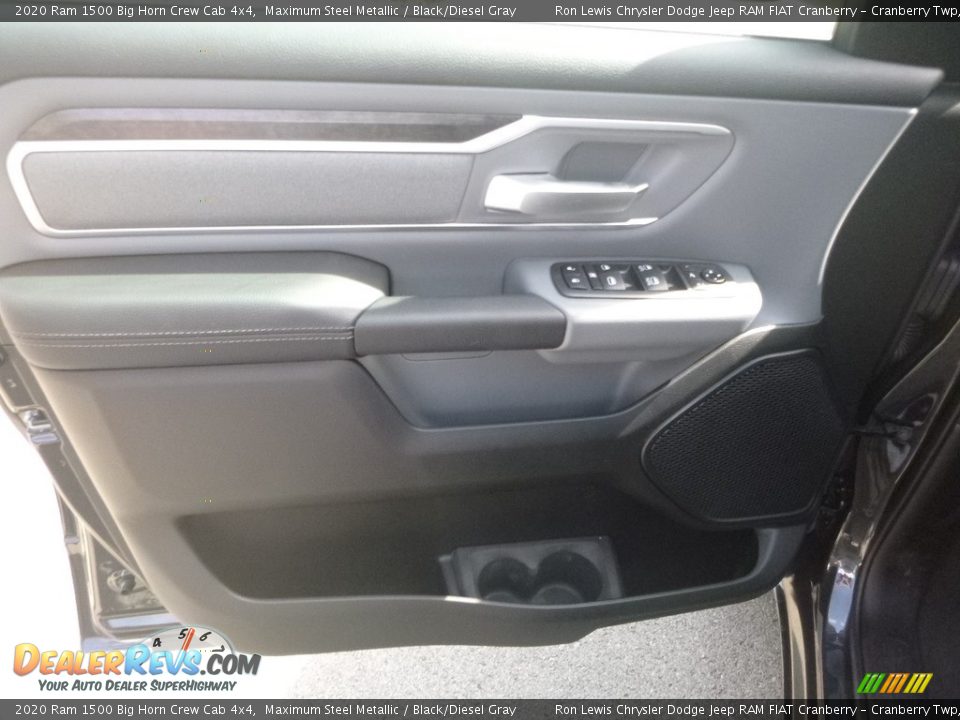 2020 Ram 1500 Big Horn Crew Cab 4x4 Maximum Steel Metallic / Black/Diesel Gray Photo #13