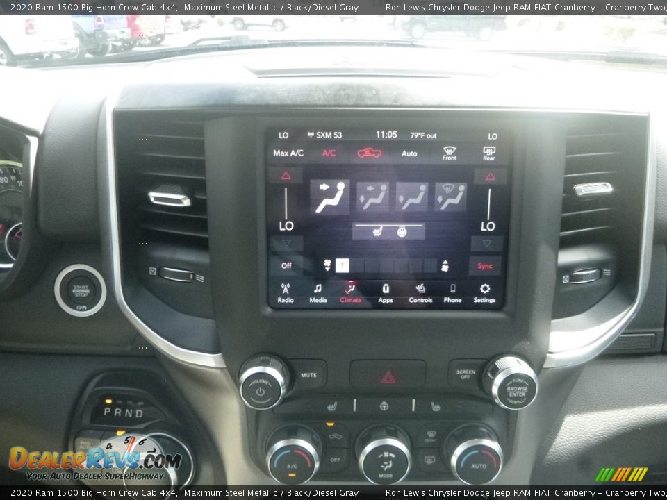 2020 Ram 1500 Big Horn Crew Cab 4x4 Maximum Steel Metallic / Black/Diesel Gray Photo #15