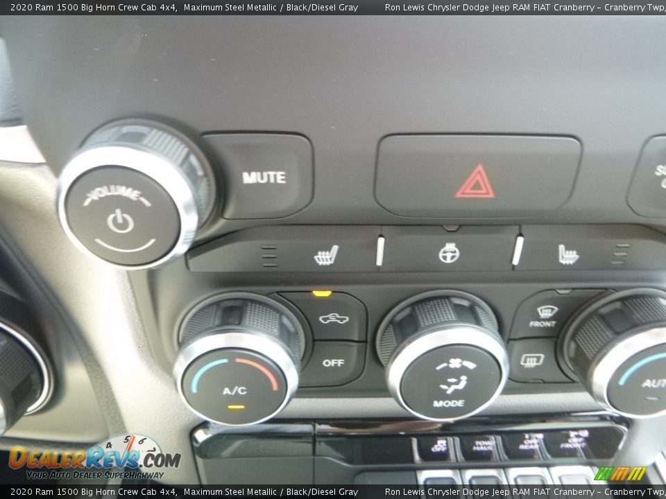 Controls of 2020 Ram 1500 Big Horn Crew Cab 4x4 Photo #20