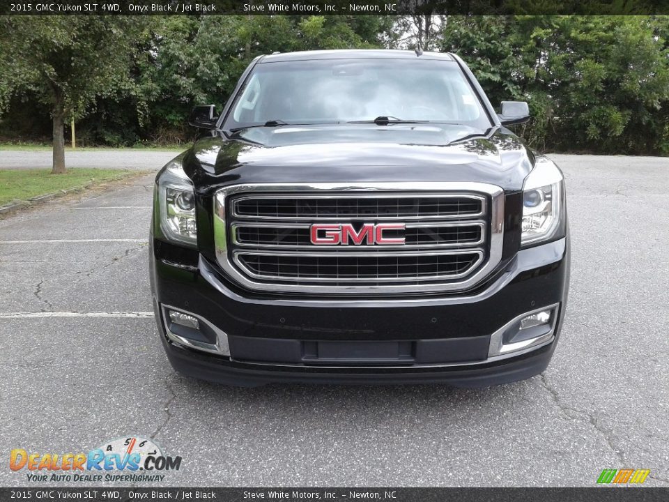2015 GMC Yukon SLT 4WD Onyx Black / Jet Black Photo #3