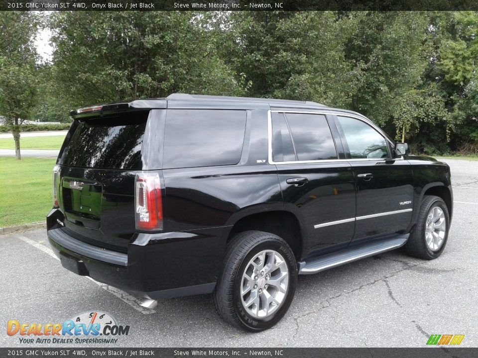 2015 GMC Yukon SLT 4WD Onyx Black / Jet Black Photo #6