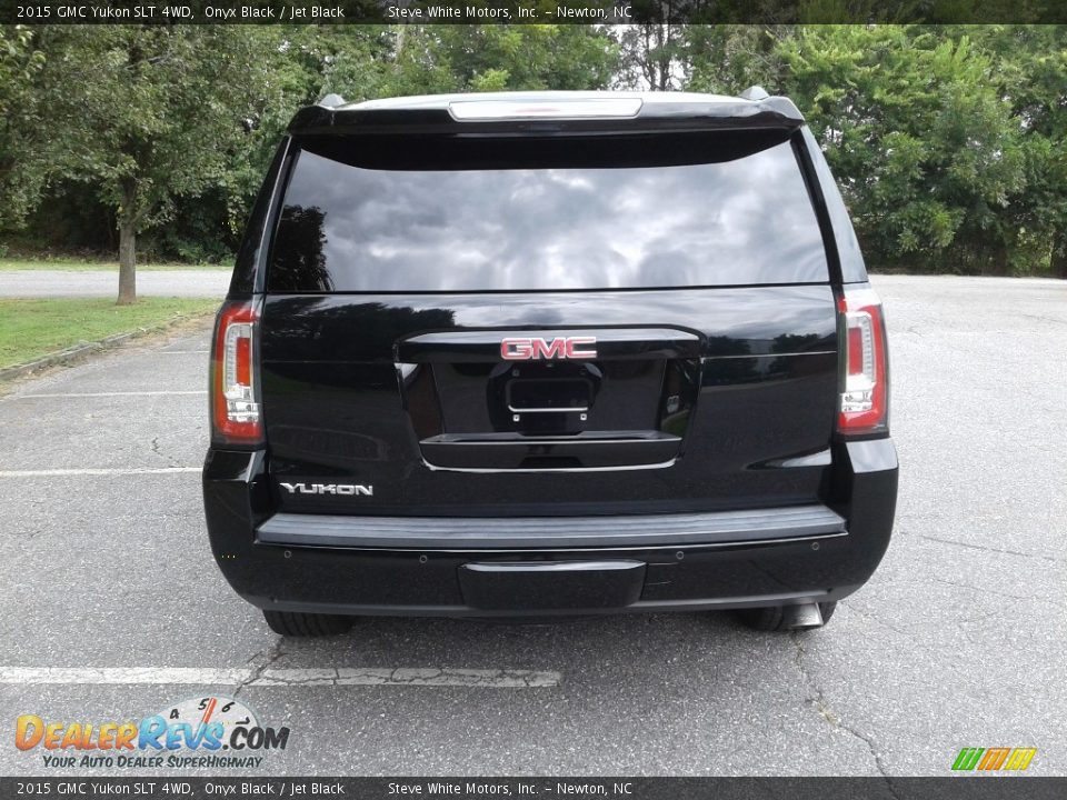 2015 GMC Yukon SLT 4WD Onyx Black / Jet Black Photo #7
