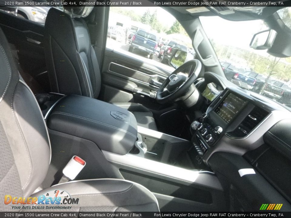 2020 Ram 1500 Laramie Crew Cab 4x4 Diamond Black Crystal Pearl / Black Photo #10