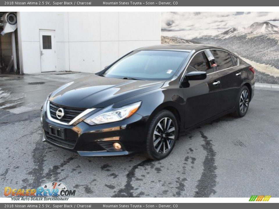 2018 Nissan Altima 2.5 SV Super Black / Charcoal Photo #2