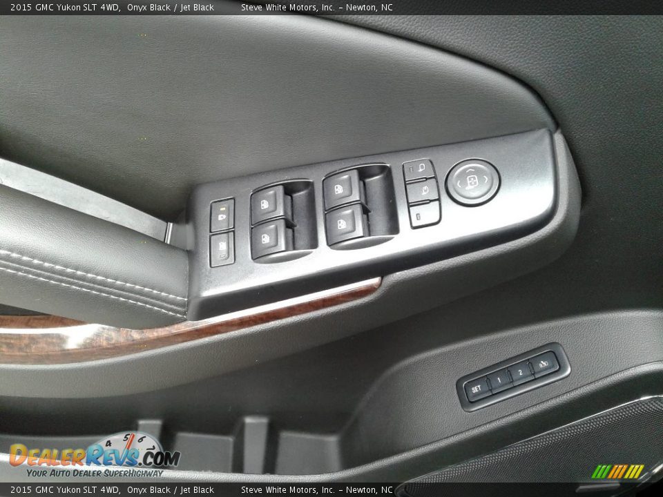 2015 GMC Yukon SLT 4WD Onyx Black / Jet Black Photo #9