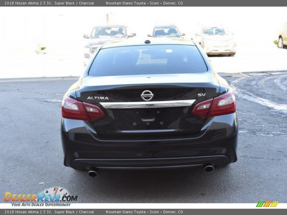 2018 Nissan Altima 2.5 SV Super Black / Charcoal Photo #5