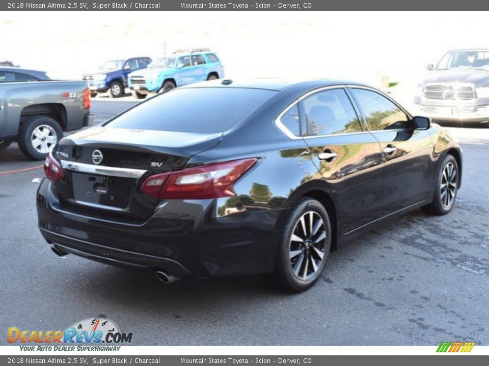 2018 Nissan Altima 2.5 SV Super Black / Charcoal Photo #6