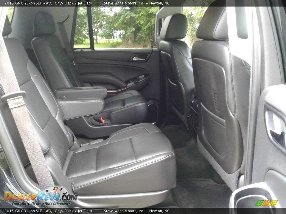 2015 GMC Yukon SLT 4WD Onyx Black / Jet Black Photo #19