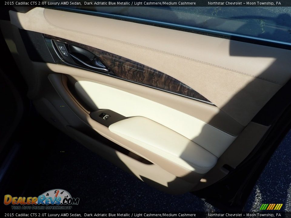 2015 Cadillac CTS 2.0T Luxury AWD Sedan Dark Adriatic Blue Metallic / Light Cashmere/Medium Cashmere Photo #17