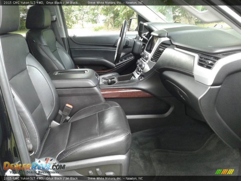 2015 GMC Yukon SLT 4WD Onyx Black / Jet Black Photo #20