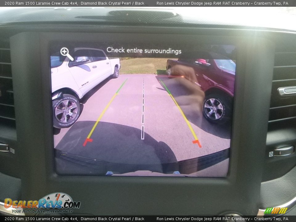 2020 Ram 1500 Laramie Crew Cab 4x4 Diamond Black Crystal Pearl / Black Photo #17