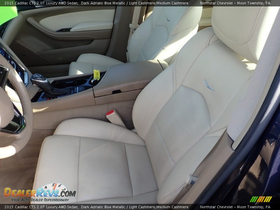2015 Cadillac CTS 2.0T Luxury AWD Sedan Dark Adriatic Blue Metallic / Light Cashmere/Medium Cashmere Photo #19