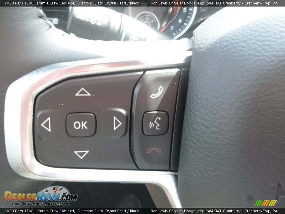 2020 Ram 1500 Laramie Crew Cab 4x4 Steering Wheel Photo #19