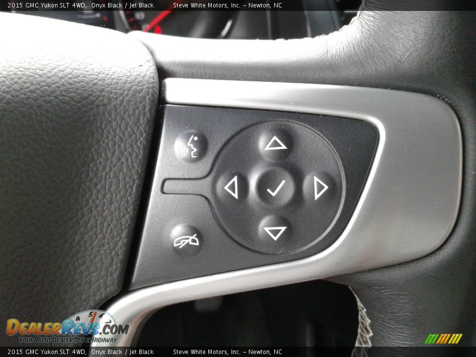 2015 GMC Yukon SLT 4WD Onyx Black / Jet Black Photo #24
