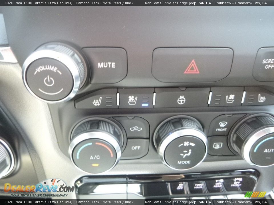Controls of 2020 Ram 1500 Laramie Crew Cab 4x4 Photo #20