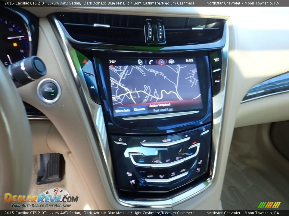 2015 Cadillac CTS 2.0T Luxury AWD Sedan Dark Adriatic Blue Metallic / Light Cashmere/Medium Cashmere Photo #27