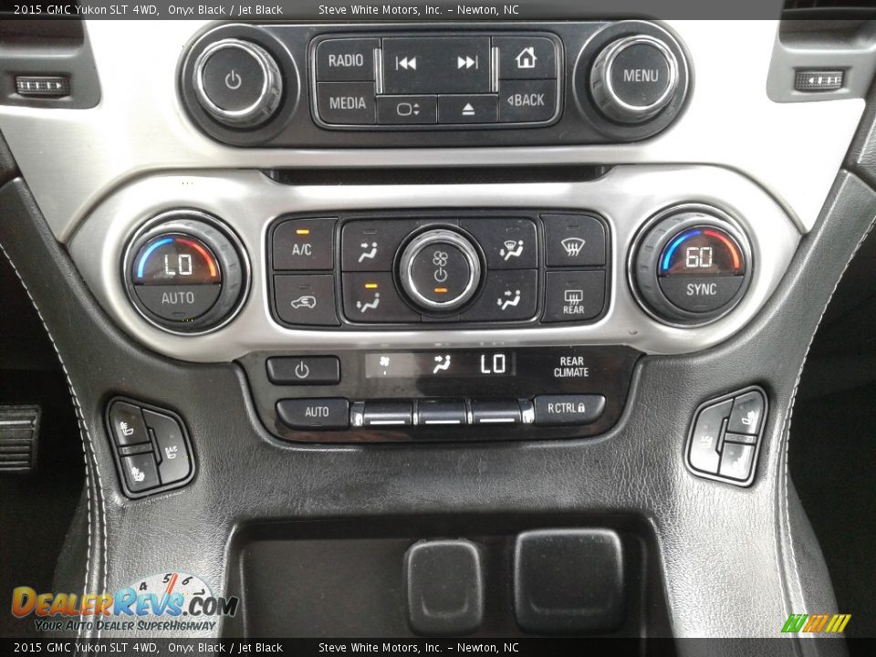 2015 GMC Yukon SLT 4WD Onyx Black / Jet Black Photo #30