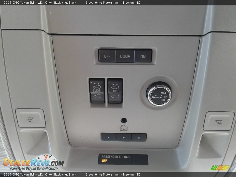 2015 GMC Yukon SLT 4WD Onyx Black / Jet Black Photo #33