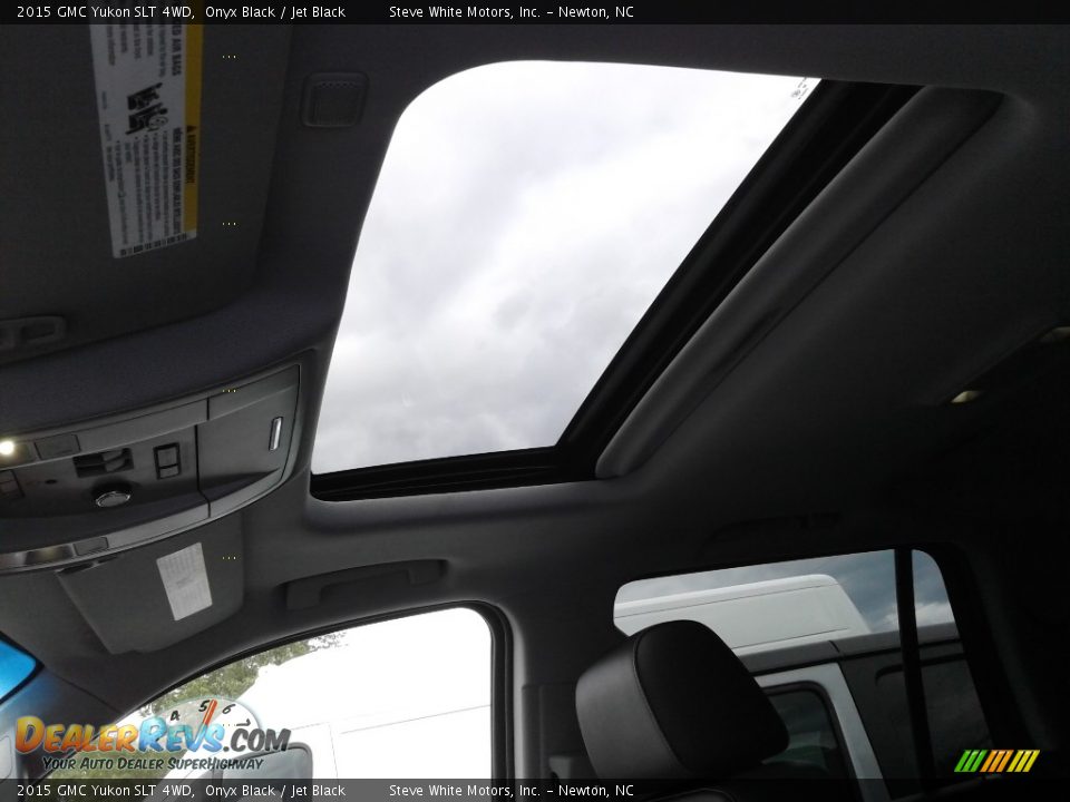 2015 GMC Yukon SLT 4WD Onyx Black / Jet Black Photo #34