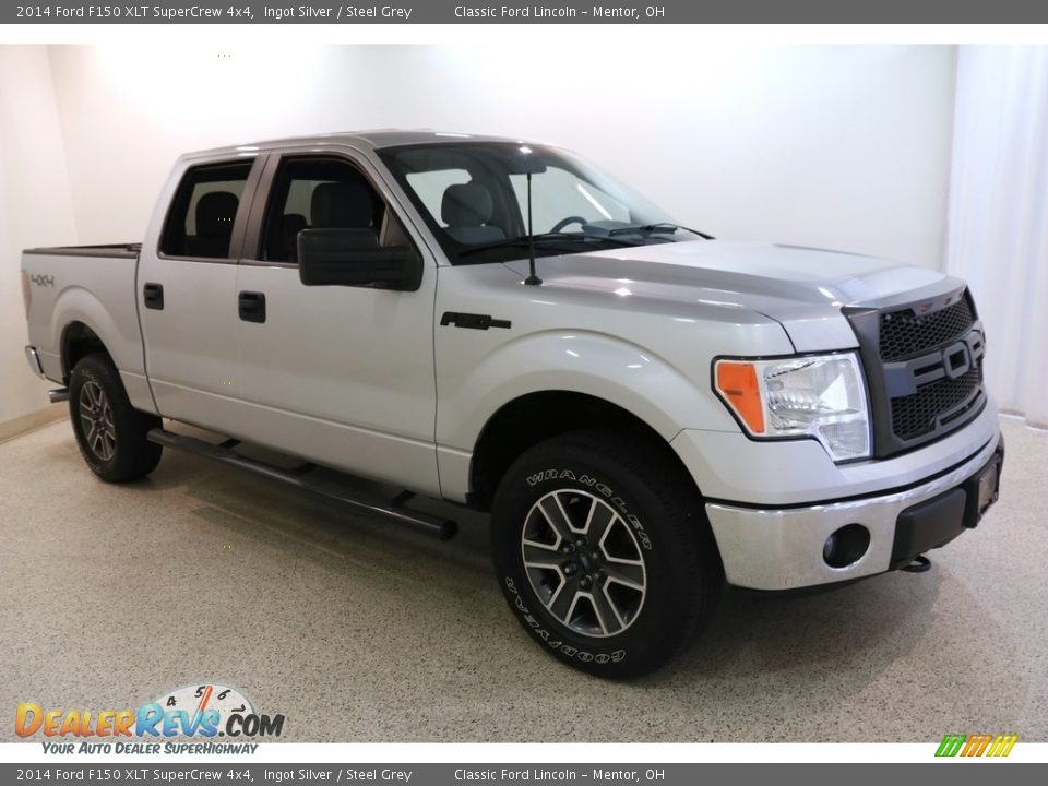 2014 Ford F150 XLT SuperCrew 4x4 Ingot Silver / Steel Grey Photo #1