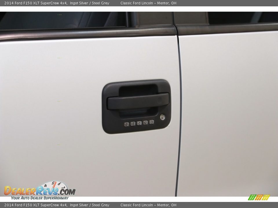 2014 Ford F150 XLT SuperCrew 4x4 Ingot Silver / Steel Grey Photo #4