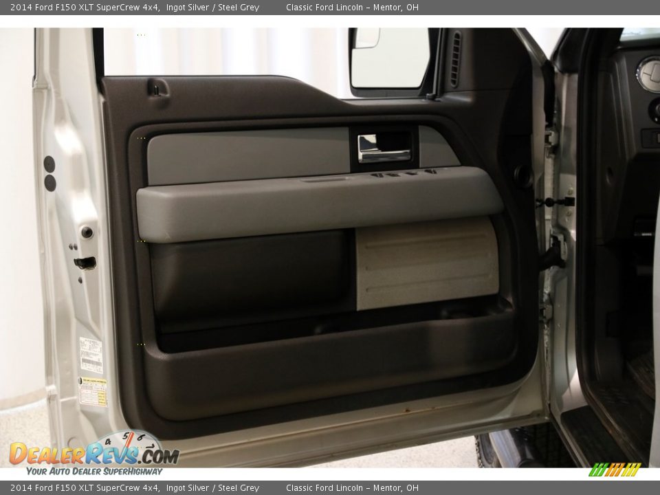 2014 Ford F150 XLT SuperCrew 4x4 Ingot Silver / Steel Grey Photo #5