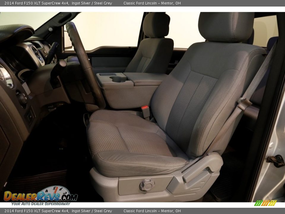 2014 Ford F150 XLT SuperCrew 4x4 Ingot Silver / Steel Grey Photo #6
