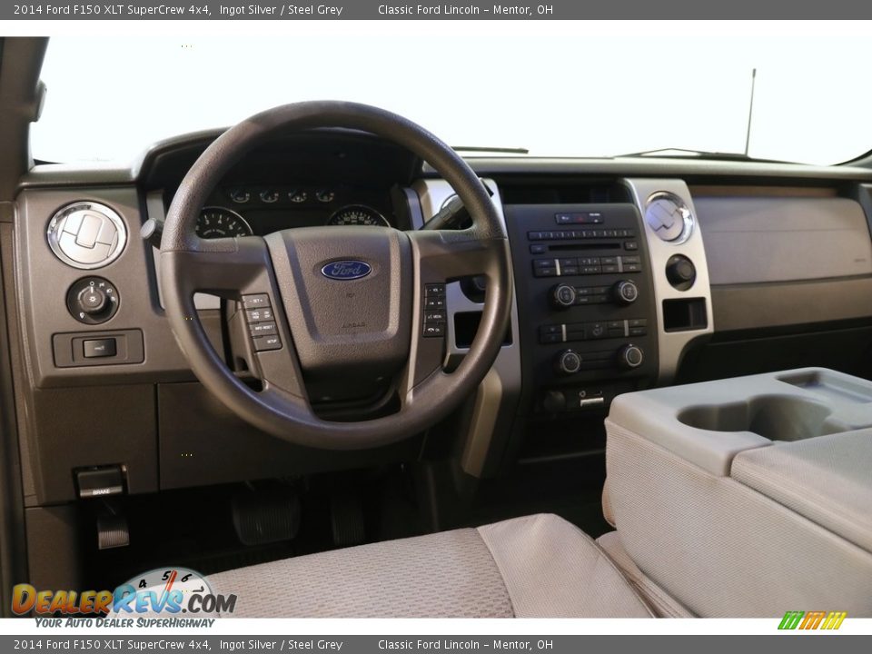 2014 Ford F150 XLT SuperCrew 4x4 Ingot Silver / Steel Grey Photo #7