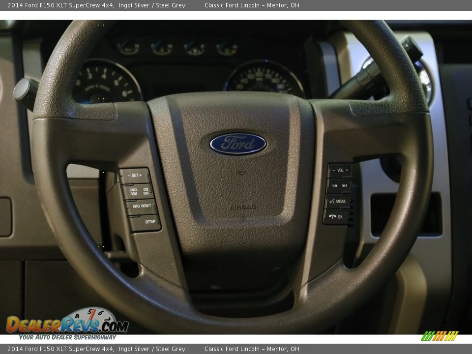 2014 Ford F150 XLT SuperCrew 4x4 Ingot Silver / Steel Grey Photo #8