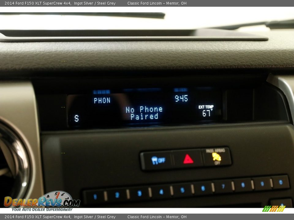 2014 Ford F150 XLT SuperCrew 4x4 Ingot Silver / Steel Grey Photo #13