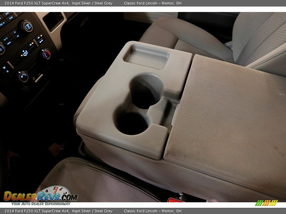 2014 Ford F150 XLT SuperCrew 4x4 Ingot Silver / Steel Grey Photo #14
