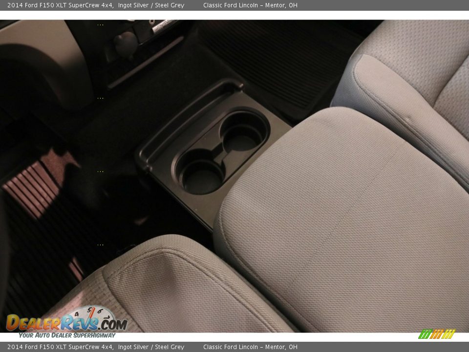 2014 Ford F150 XLT SuperCrew 4x4 Ingot Silver / Steel Grey Photo #16