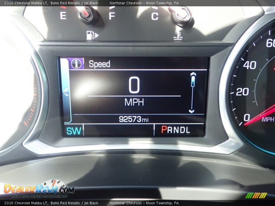 2016 Chevrolet Malibu LT Butte Red Metallic / Jet Black Photo #29