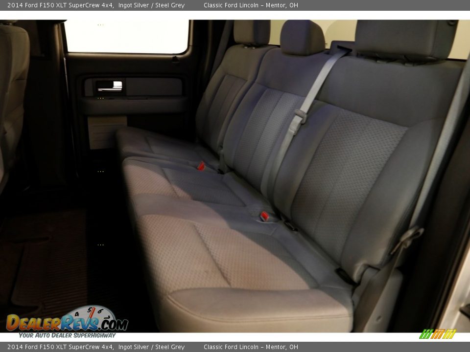 2014 Ford F150 XLT SuperCrew 4x4 Ingot Silver / Steel Grey Photo #19