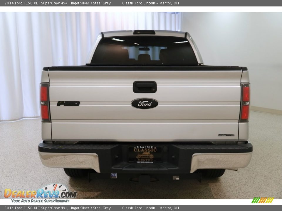 2014 Ford F150 XLT SuperCrew 4x4 Ingot Silver / Steel Grey Photo #20