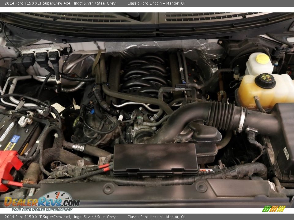 2014 Ford F150 XLT SuperCrew 4x4 Ingot Silver / Steel Grey Photo #21