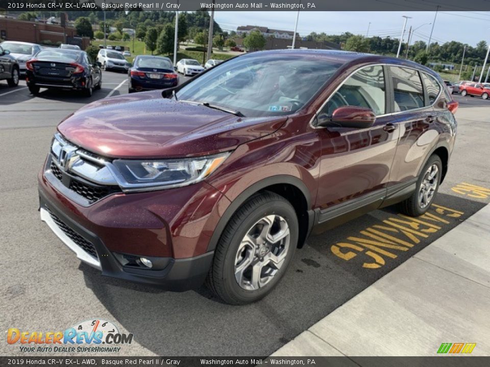 2019 Honda CR-V EX-L AWD Basque Red Pearl II / Gray Photo #4