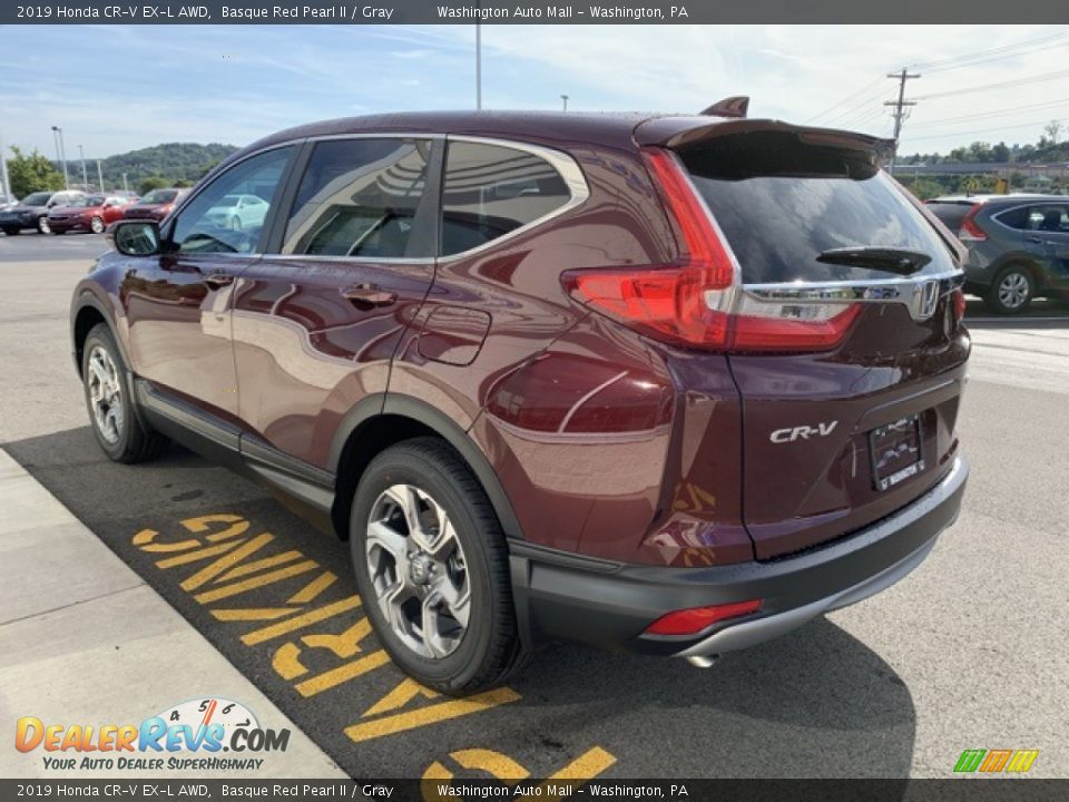 2019 Honda CR-V EX-L AWD Basque Red Pearl II / Gray Photo #5