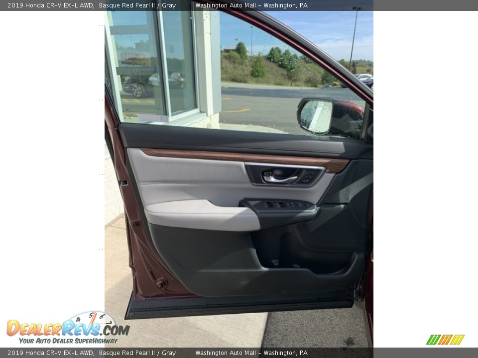 2019 Honda CR-V EX-L AWD Basque Red Pearl II / Gray Photo #10