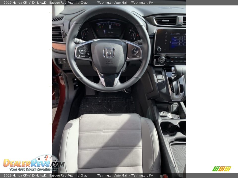 2019 Honda CR-V EX-L AWD Basque Red Pearl II / Gray Photo #13