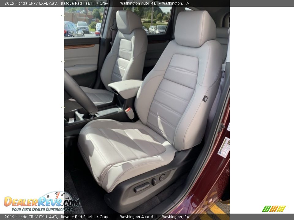 2019 Honda CR-V EX-L AWD Basque Red Pearl II / Gray Photo #14