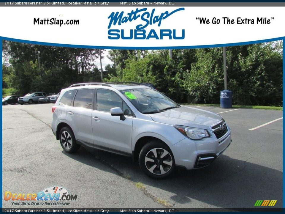 2017 Subaru Forester 2.5i Limited Ice Silver Metallic / Gray Photo #1