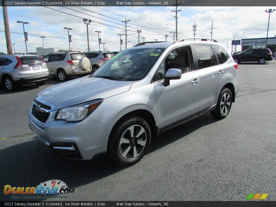 2017 Subaru Forester 2.5i Limited Ice Silver Metallic / Gray Photo #2