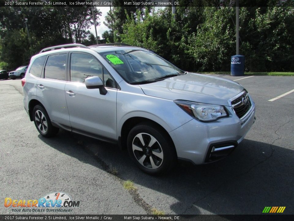 2017 Subaru Forester 2.5i Limited Ice Silver Metallic / Gray Photo #4