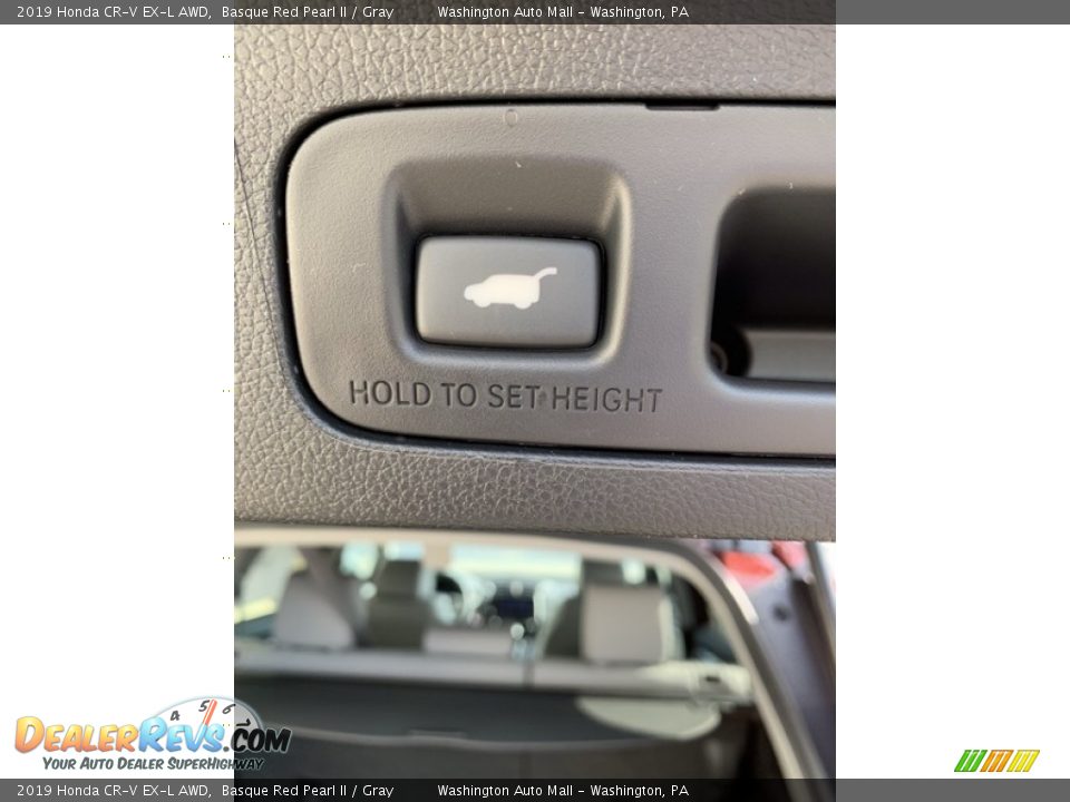 2019 Honda CR-V EX-L AWD Basque Red Pearl II / Gray Photo #22