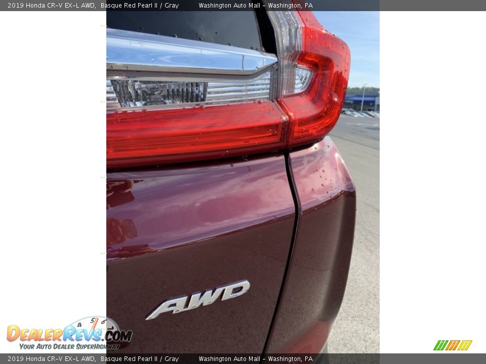 2019 Honda CR-V EX-L AWD Basque Red Pearl II / Gray Photo #23