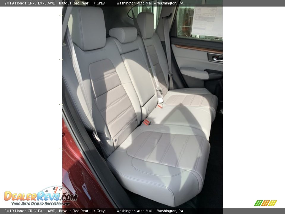 2019 Honda CR-V EX-L AWD Basque Red Pearl II / Gray Photo #25