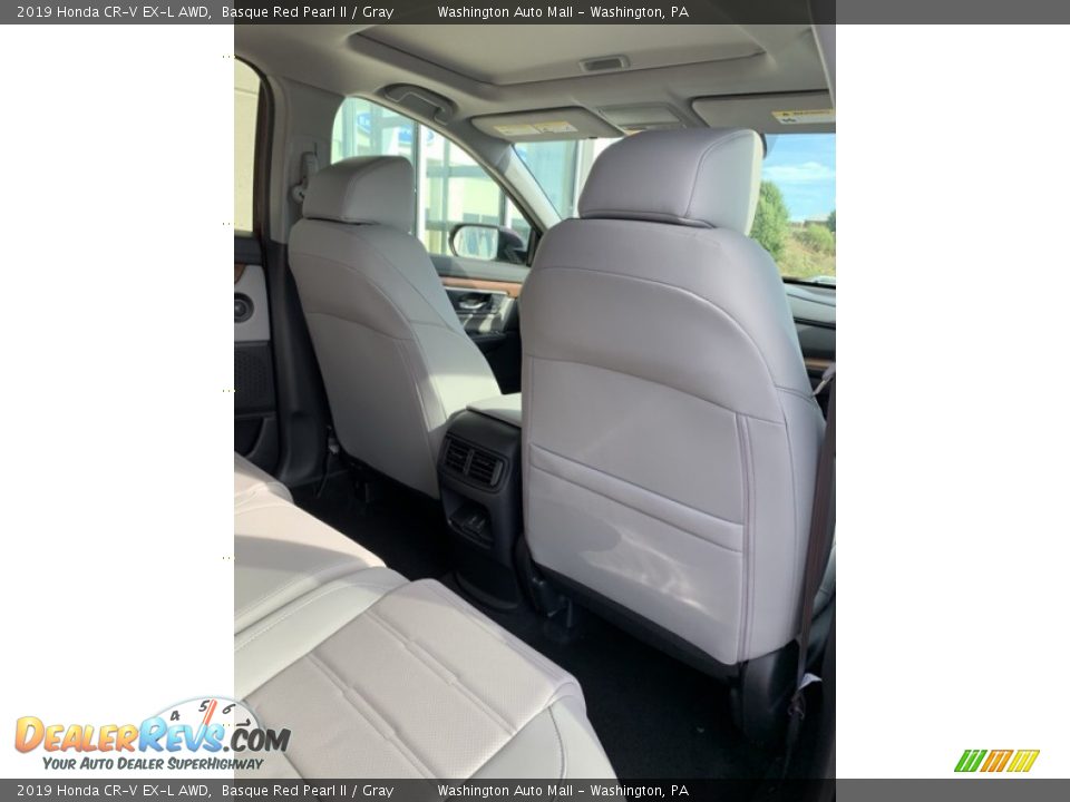2019 Honda CR-V EX-L AWD Basque Red Pearl II / Gray Photo #26