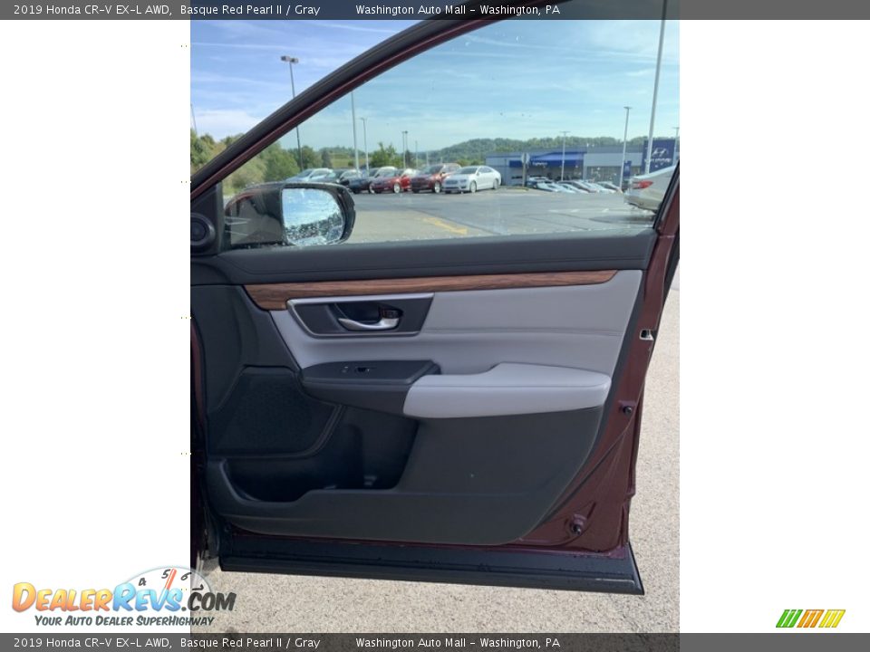 2019 Honda CR-V EX-L AWD Basque Red Pearl II / Gray Photo #27